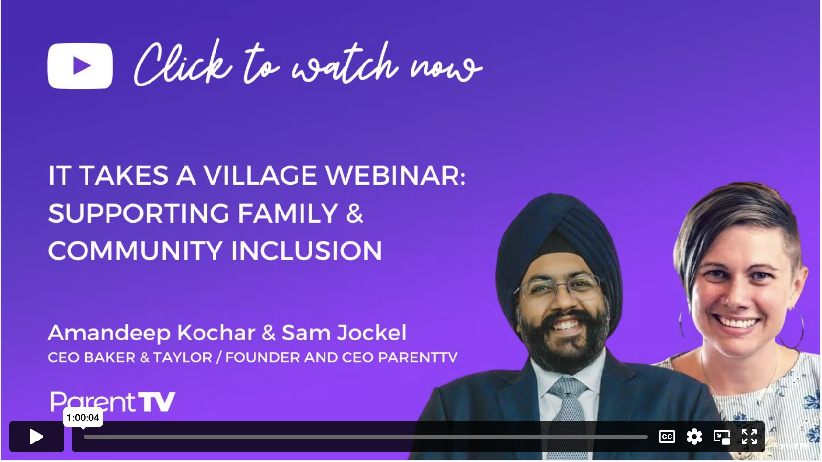 It Takes a Village Webinar cover